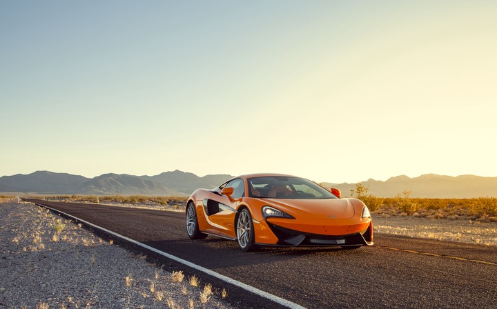 Mclaren 570S Sports Car Orange