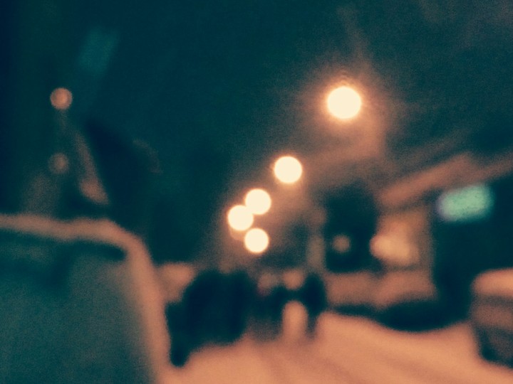 in the blury shadow