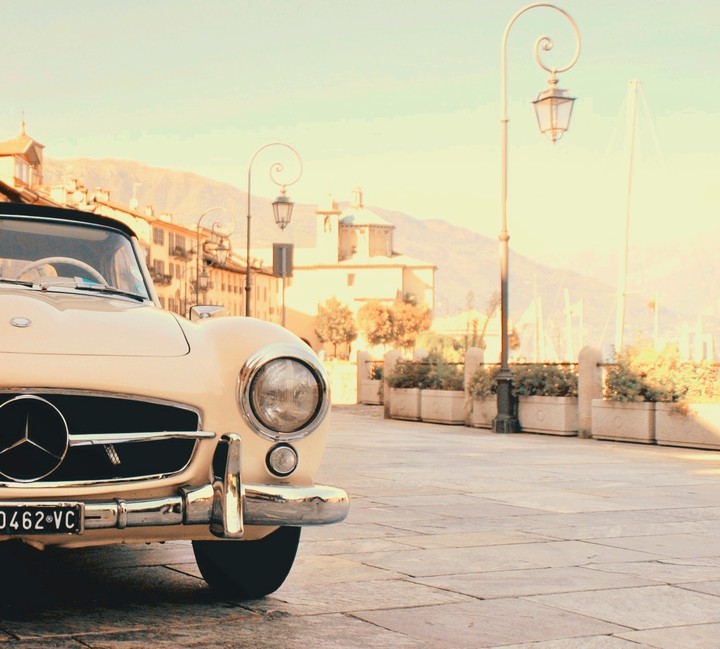 Old Mercedes...