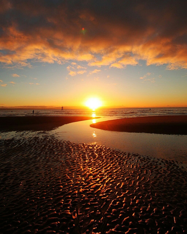 Golden Sand Sunset