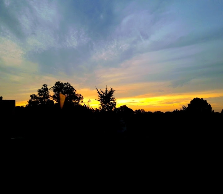 sun set in Germany
