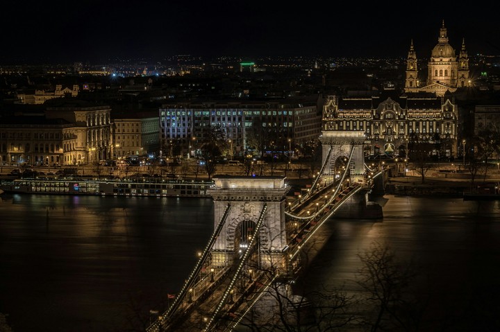 Budapest at night