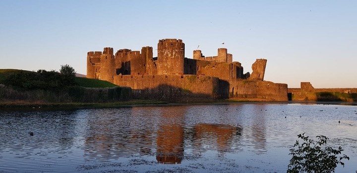peaceful castle