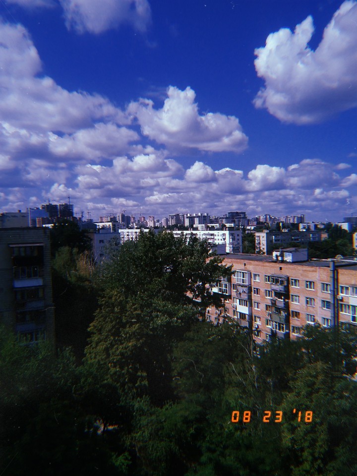 ровные облака