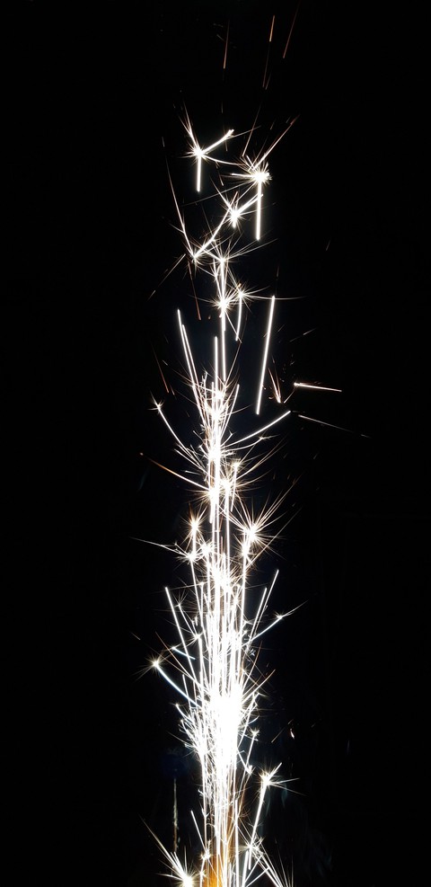 Sparkling candle