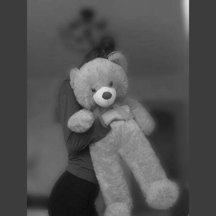 bear and girl