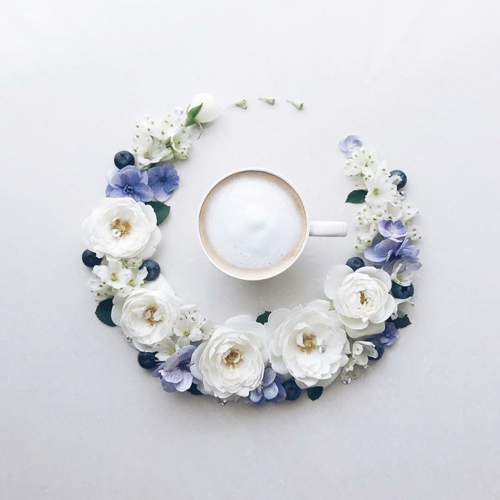coffee and flowers ❤️