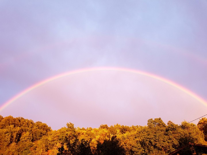 Doppio arcobaleno a Corneto...