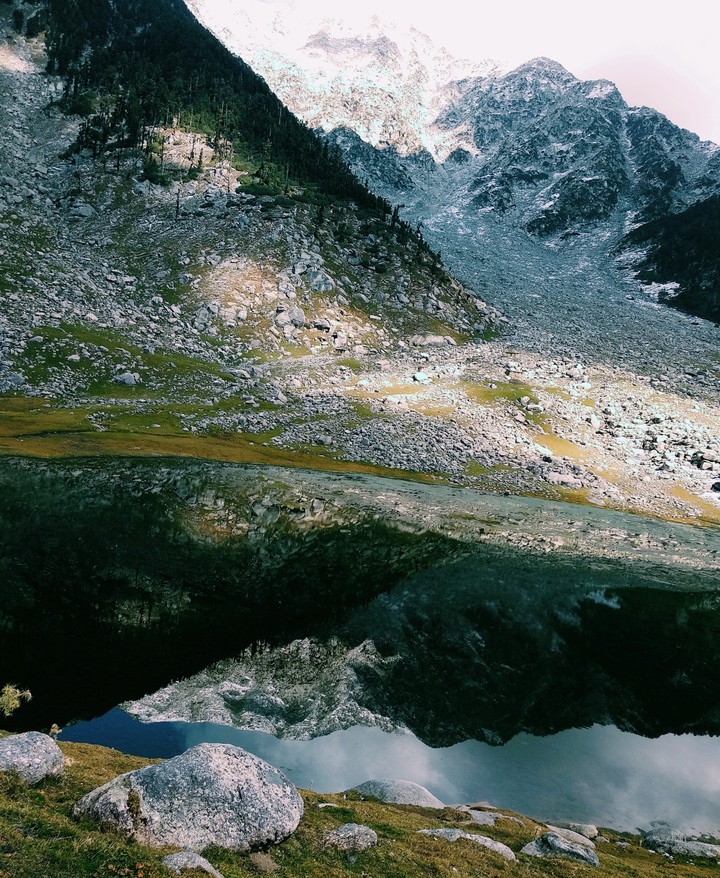 mountain reflection
