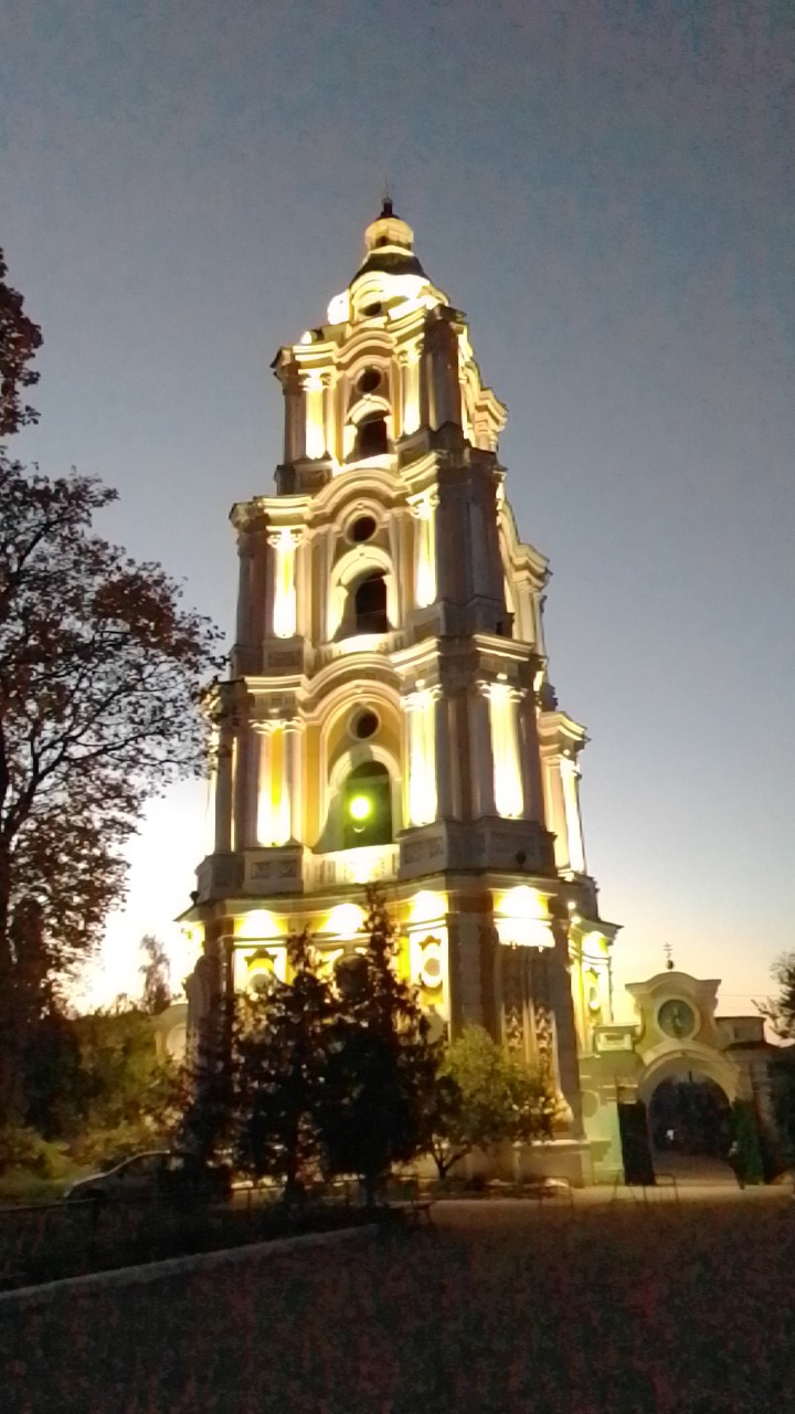 колокольня вечером