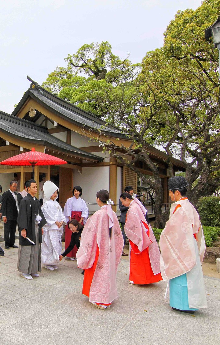 Traditional wedding of Japan