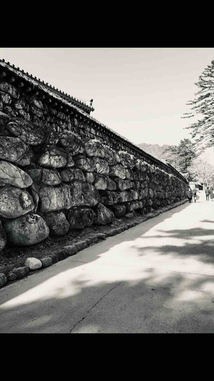 korean house wall