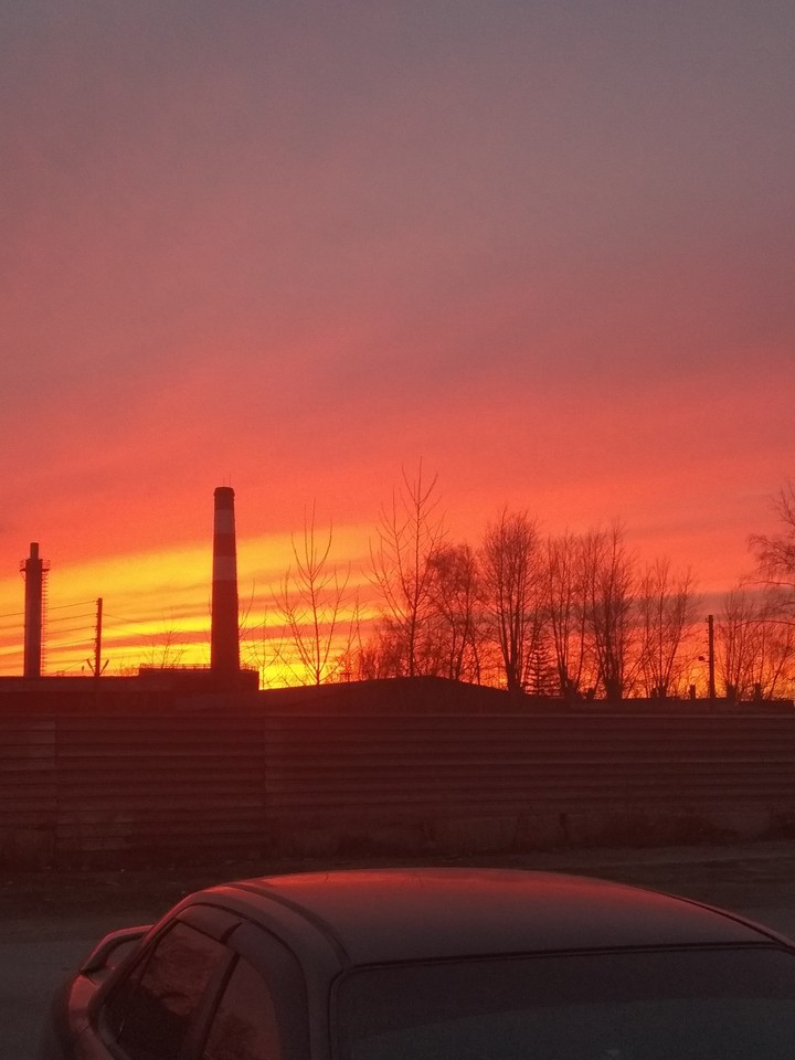 sunset without filters