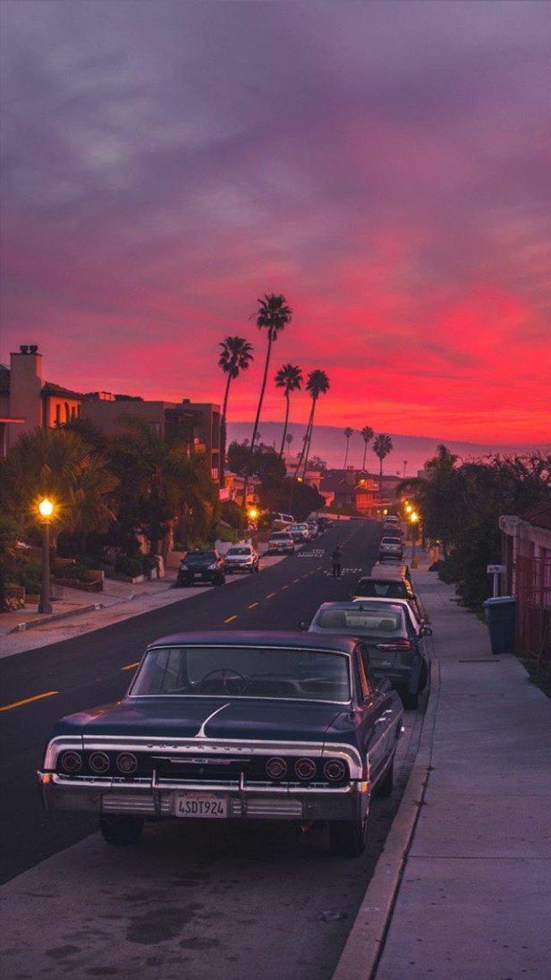Red sky