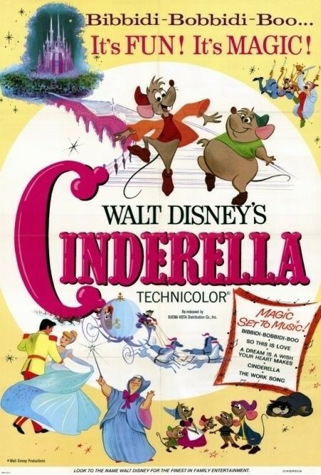 vintage poster - Walt Disney's Cinderella