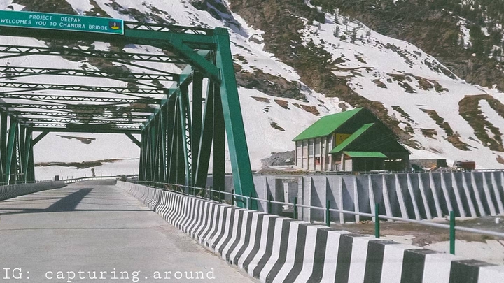 Snow and Bridge