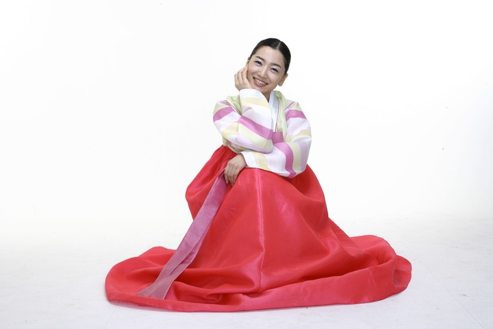 Couple in Korean Dress