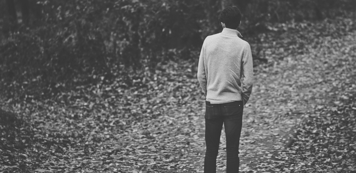 Alone boy...