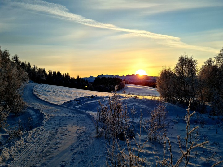 over the mountains