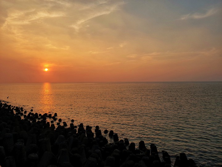 Sunset at Mumbai, India