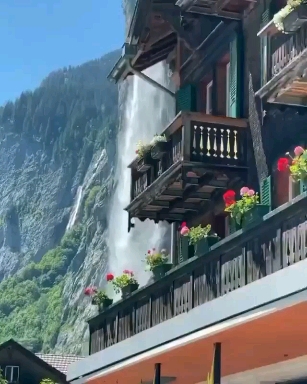 Water falls
