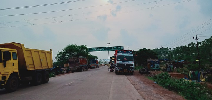 Road to town....