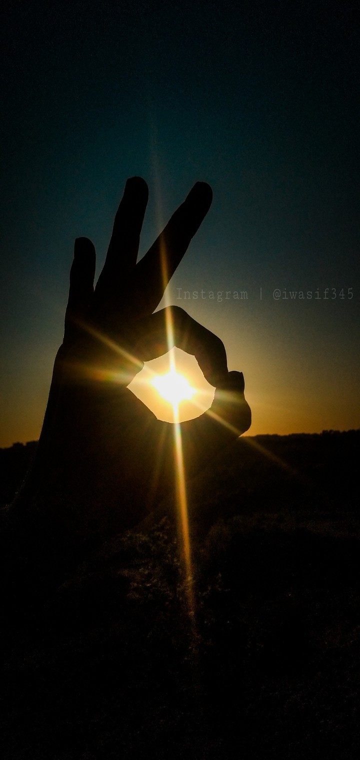 looking up the sun