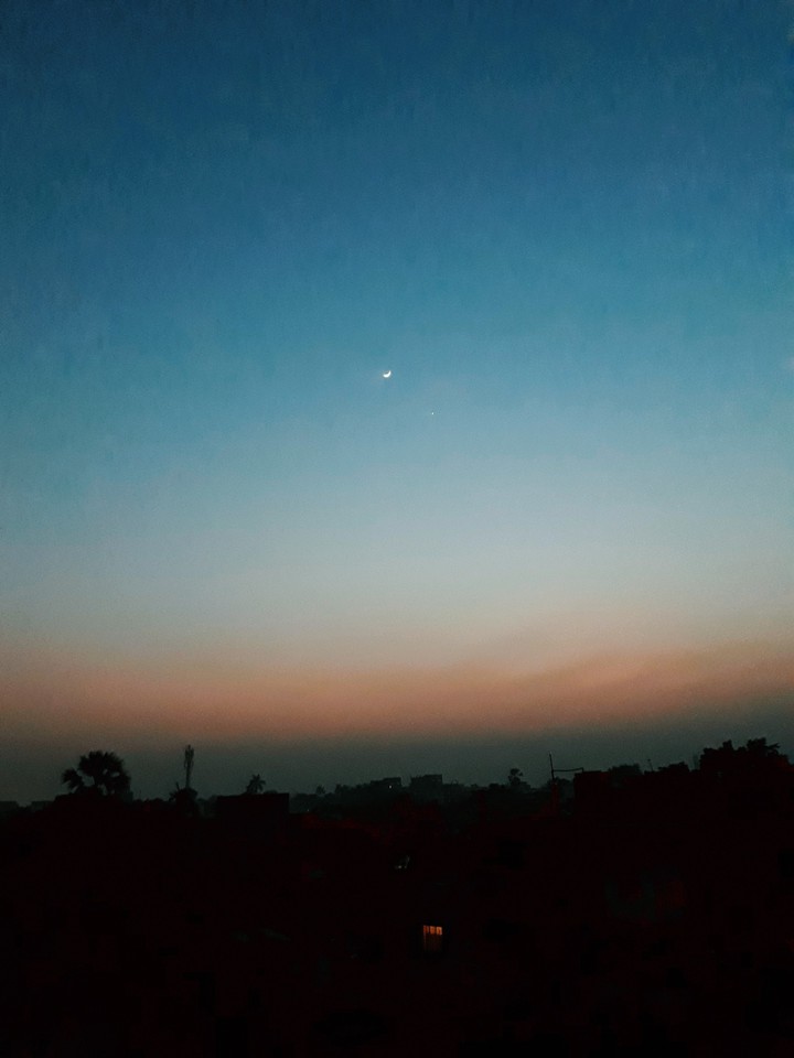 the evening moon