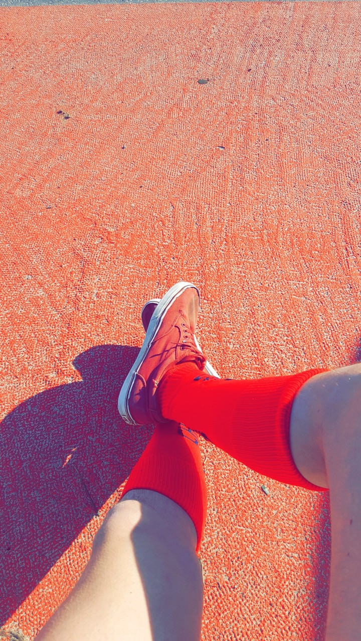 The red shoes