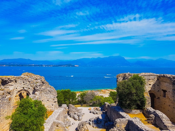 ruins of Catullo's cave