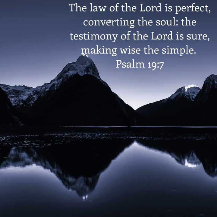 PSALM 19:7