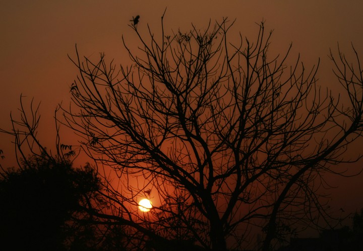 sunset time