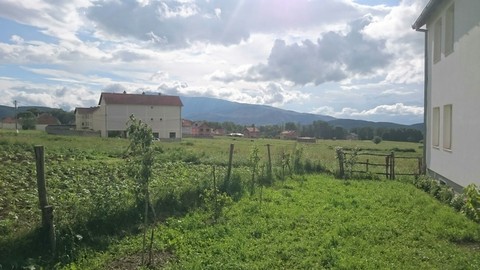 Along the house