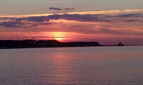 Sonnenuntergang auf Usedom
