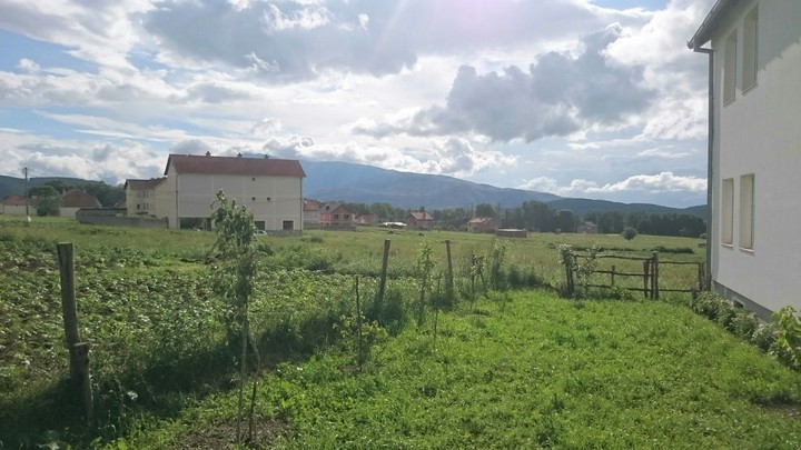 Along the house