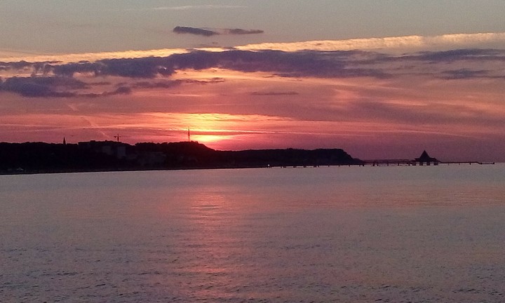 Sonnenuntergang auf Usedom