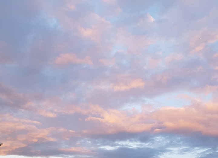 The sun in the clouds