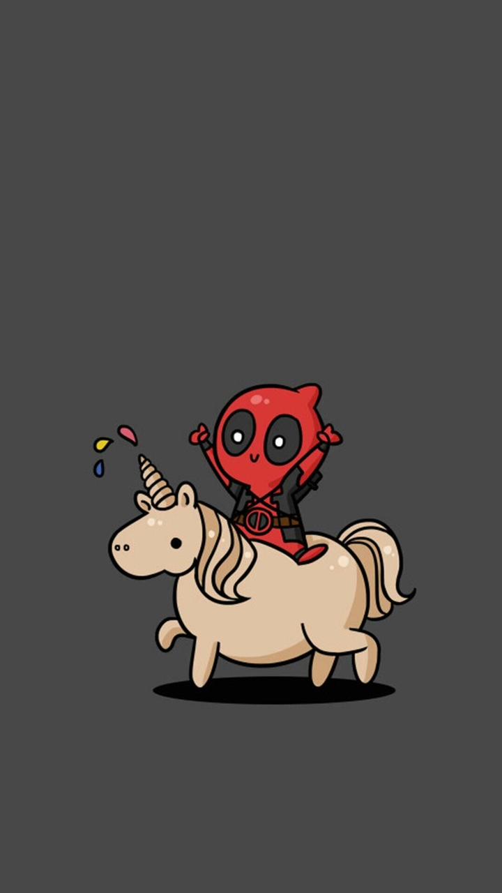Unicorn with Deadpool