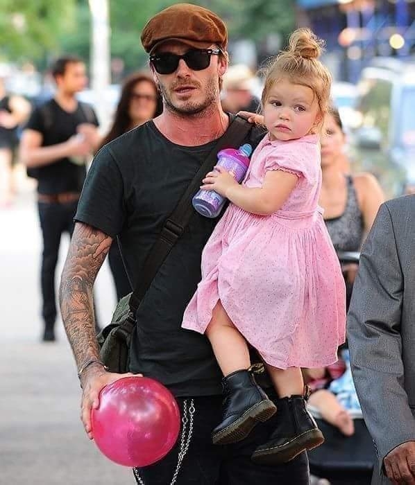 david beckham and daughter