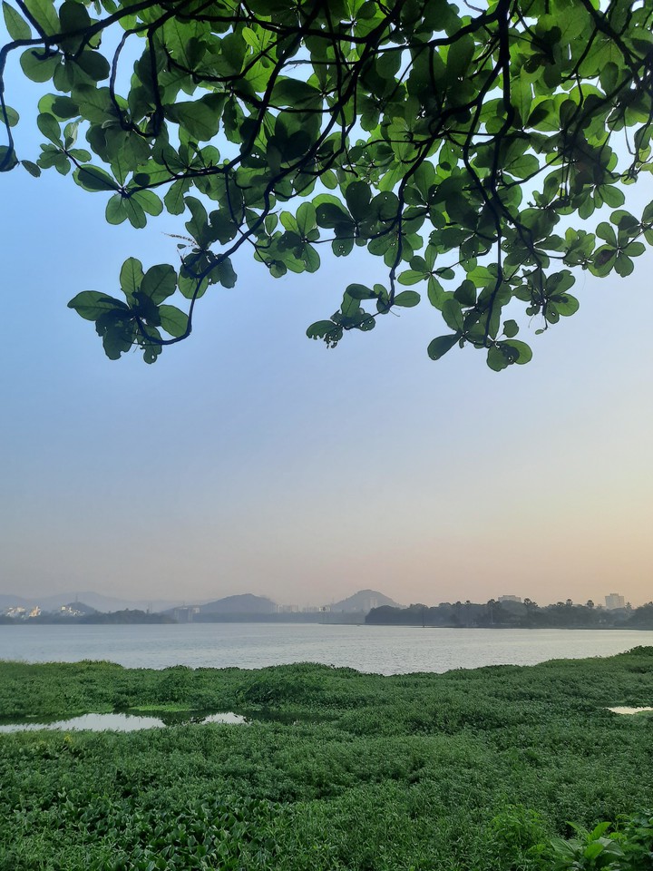 morning powai lake