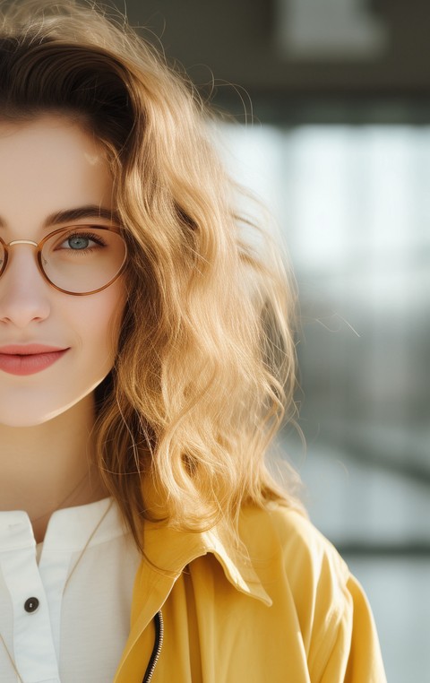 Girl with glasses