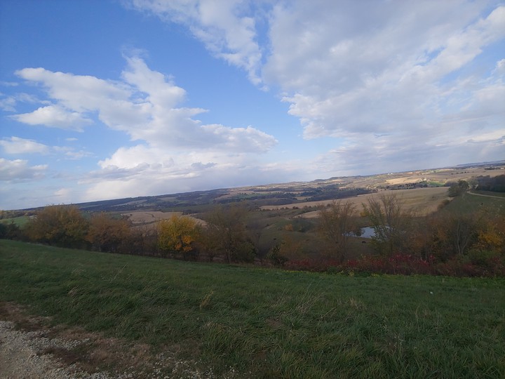 outside