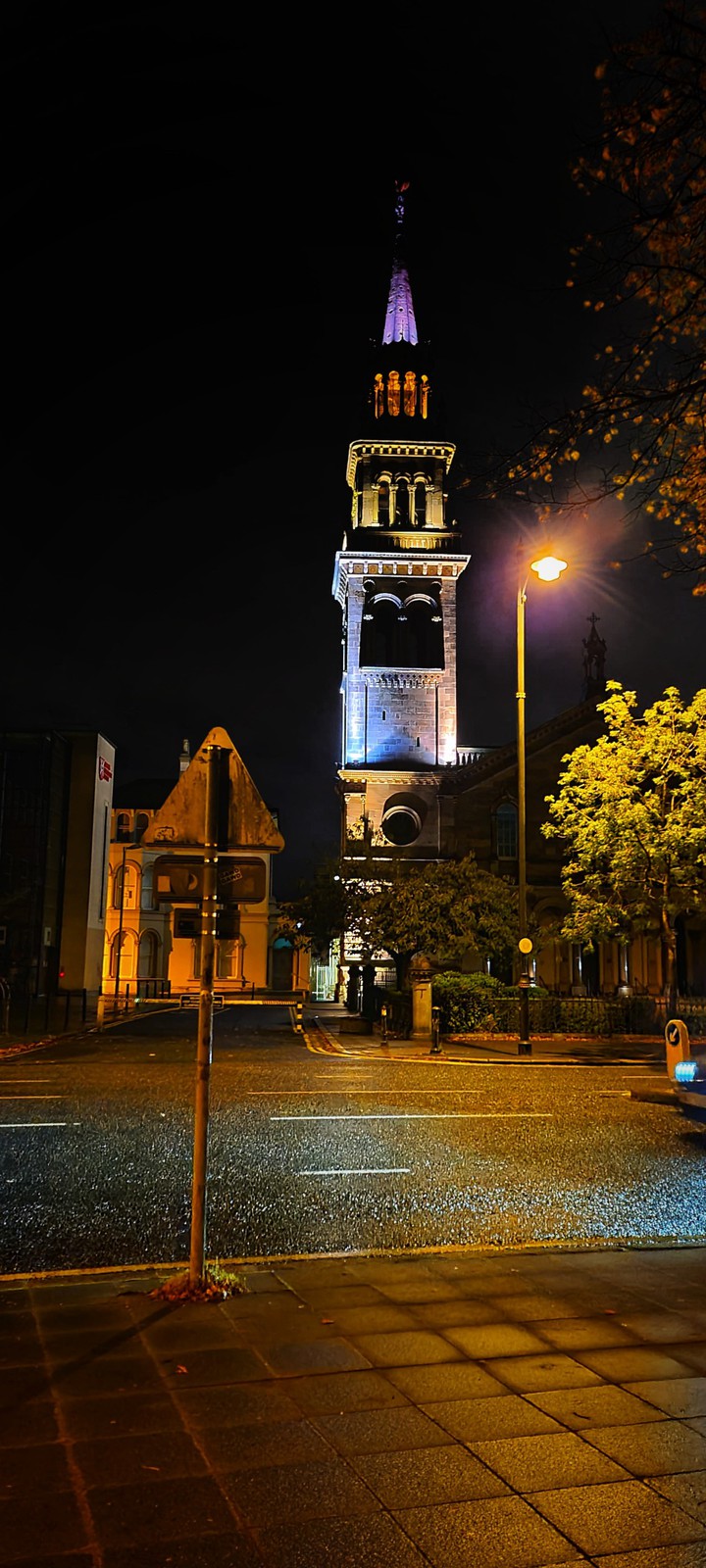 Belfast at night