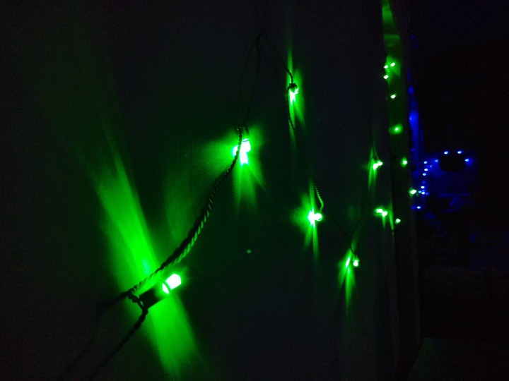 Diwali lights.