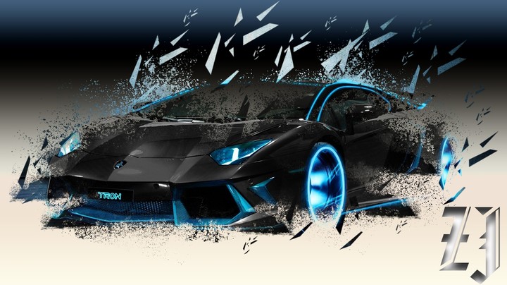 abstract  car