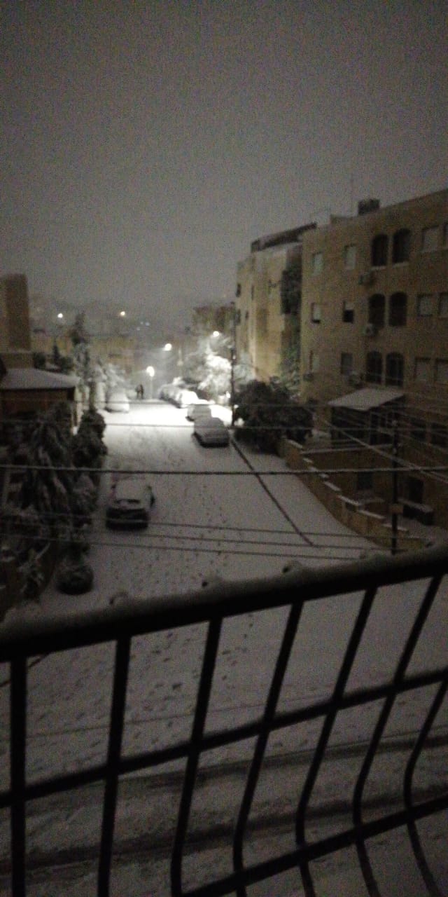 snow night