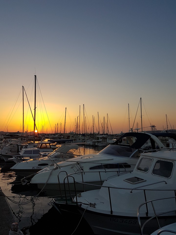 Sunset harbour