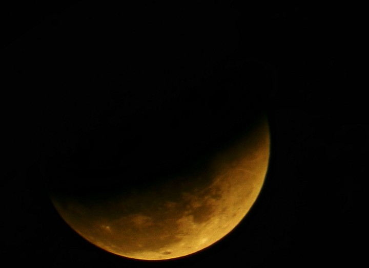 during the blood moon......