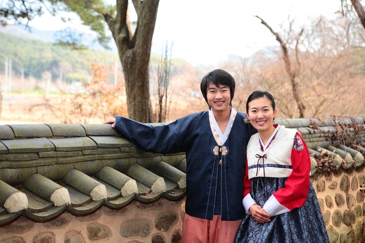 Couple in Korean Dress II