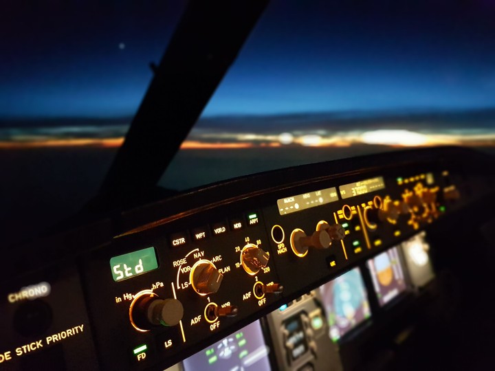 Flight Deck Sunset